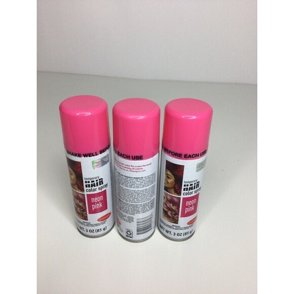 GOODMARK Temporary Hair Color Spray PINK Spray  on 3 Bottles‎ Halloween Concert - Picture 10 of 12